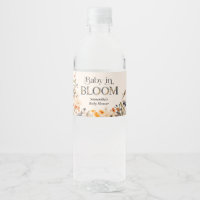 Baby in Bloom Elegant Watercolor Fall Wildflowers