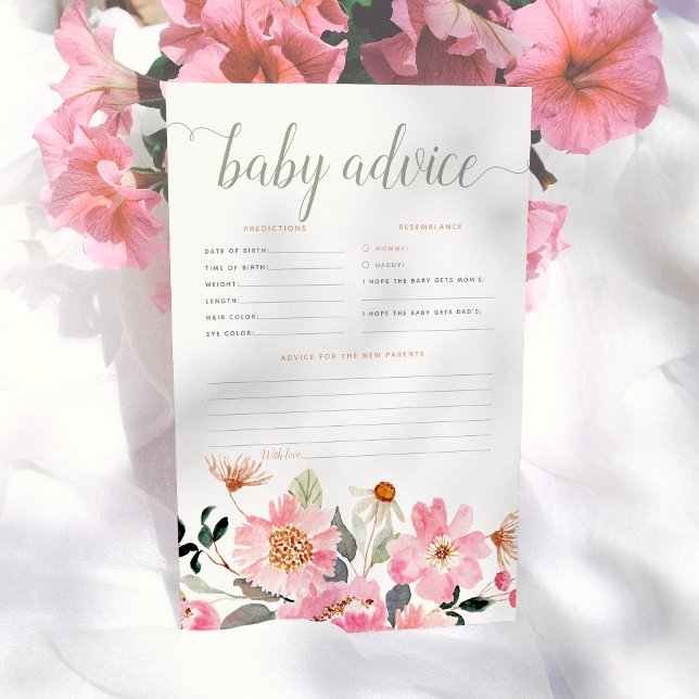 Baby in Bloom Floral Baby Prediction & Advice Game (Creator Uploaded)
