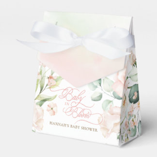 Baby in Bloom Florals Baby Shower Favour Box