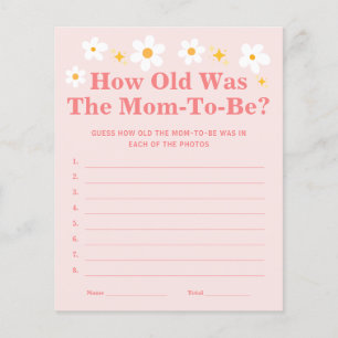 Baby In bloom How old was the mum to be game