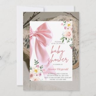 Baby In Bloom Invitation, Baby Shower Invitation