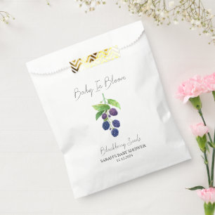 Baby In Bloom l Blackberry Seeds Baby Shower Favour Bag