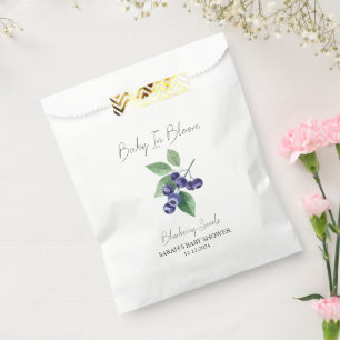 Baby In Bloom l Blueberry Seeds Baby Shower Favour Bag