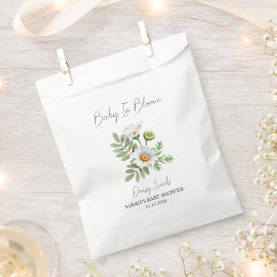 Baby In Bloom l Daisy Seeds Baby Shower Favour Bag