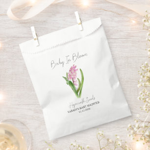 Baby In Bloom l Hyacinth Seeds Baby Shower Favour Bag