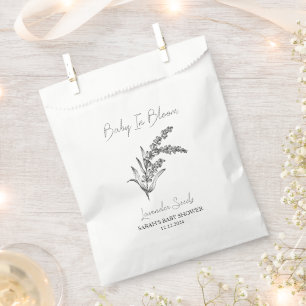 Baby In Bloom l Lavender Seeds Baby Shower Favour Bag