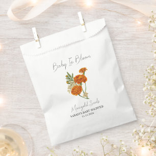 Baby In Bloom l Marigold Seeds Baby Shower Favour Bag