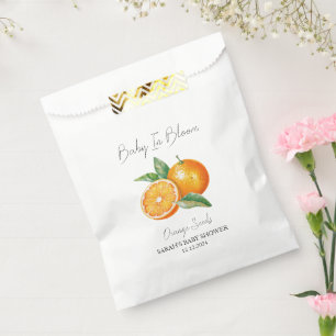 Baby In Bloom l Orange Seeds Baby Shower Favour Bag