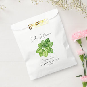 Baby In Bloom l Oregano Seeds Baby Shower Favour Bag