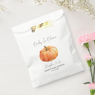 Baby In Bloom l Pumpkin Seeds Baby Shower Favour Bag
