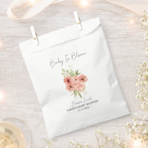 Baby In Bloom l Zinnia Seeds Baby Shower Favour Bag