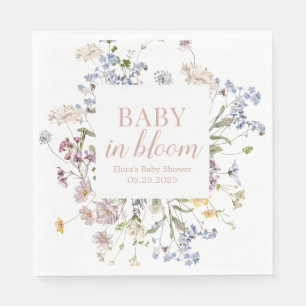 Baby in Bloom Paper Napkin