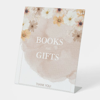 Baby in Bloom Pedestal Gift Sign