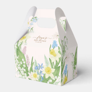 Baby in Bloom Spring Easter Baby Shower Favour Box