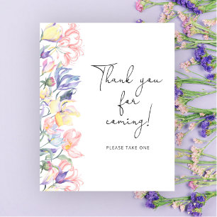 Baby in bloom Thank you for coming Poster
