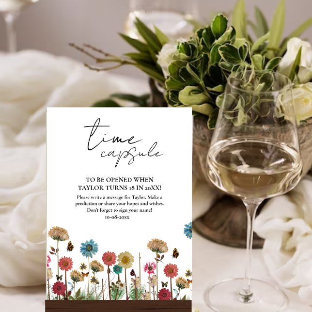 Baby in bloom wild flower baby  Time Capsule Sign (Creator Uploaded)