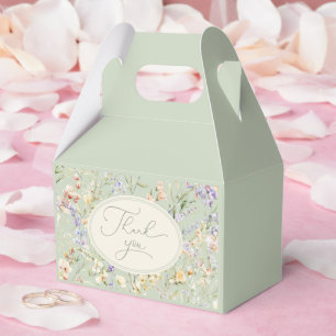 Baby in Bloom Wildflower Baby Shower  Favour Box