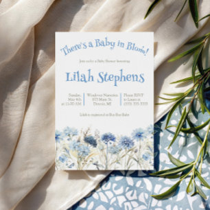 Baby in Bloom! Wildflower Baby Shower Invitation