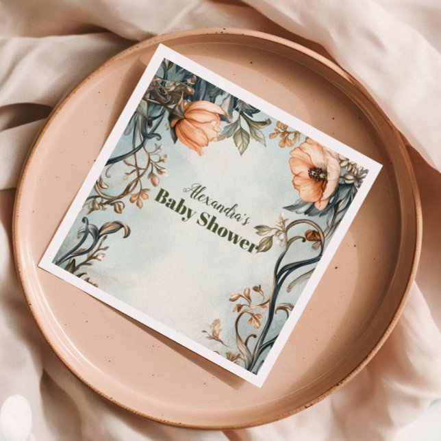 Baby in Bloom Wildflower  Napkin (Creator Uploaded)