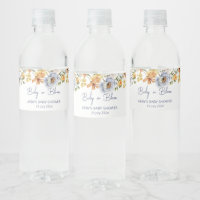 Baby in bloom wildflowers baby shower printed