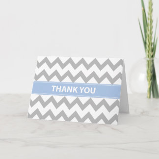 Baby in Blue Thank You Card