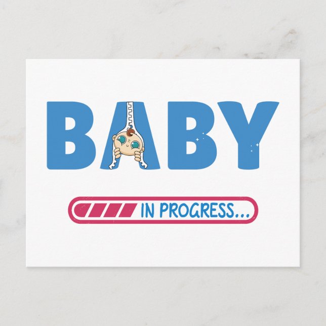 Baby in progress business card (Front)