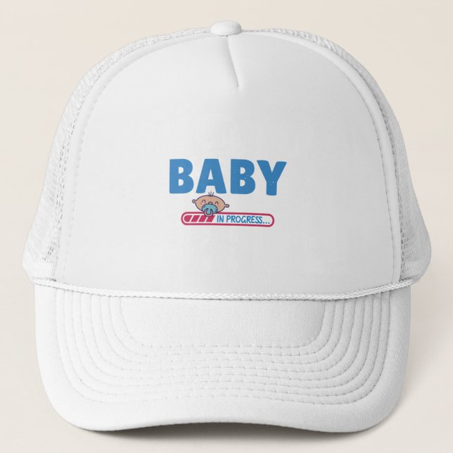Baby in progress trucker hat (Front)