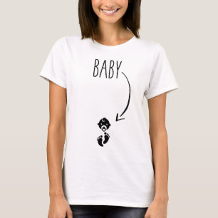 Baby in the Belly - Pregnancy Announcement T-Shirt