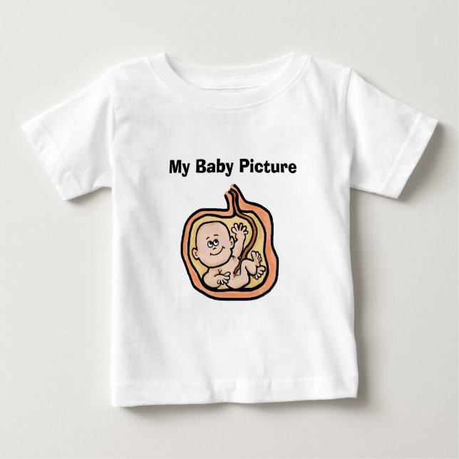 Baby in Womb Funny Baby T-Shirt (Front)
