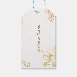 Baby Invitation - Cute Stamp Gift Tags