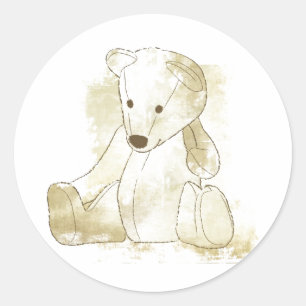 Baby Invitation or Favour Sticker