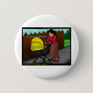 Baby Is Bored Funny Gifts Tees & Collectibles 6 Cm Round Badge