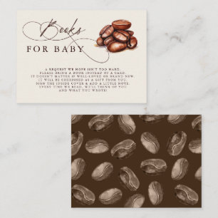 Baby is Brewing Baby Shower Book Request Enclosure Card