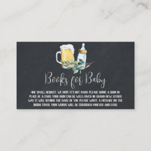 Baby is Brewing Baby Shower Books for Baby Business Card