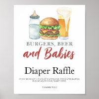 Baby is brewing beer baby shower diaper raffle 