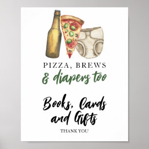 Baby is brewing beer Books Cards & Gifts Poster