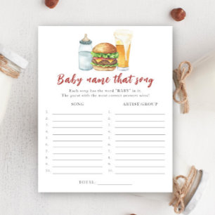 Baby is brewing beer - Name that song game