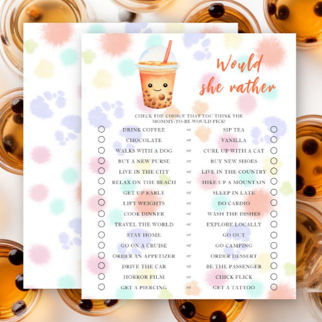 Baby is brewing bubble tea Would she rather (Creator Uploaded)