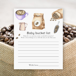 Baby is brewing coffee - Baby bucket list