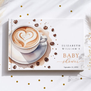 Baby is Brewing Coffee Baby Shower Guest Book