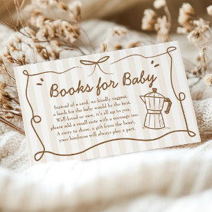 Baby Is Brewing Coffee Books for Baby Card