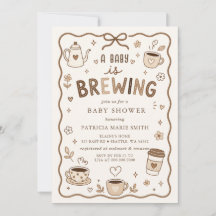 Baby is Brewing Coffee Gender Neutral Baby Shower