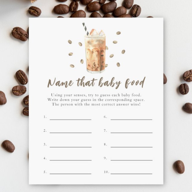 Baby is brewing coffee - Name that baby food (Creator Uploaded)