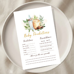 Baby is Brewing Coffee Shower Predictions Game