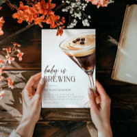 Baby is Brewing Espresso Martini Baby Shower