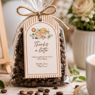 Baby Is Brewing Fall Baby Shower Thanks A Latte Gift Tags