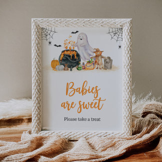 Baby is Brewing Ghost Babies are Sweet Sign