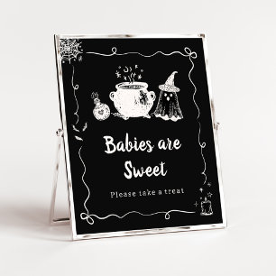 Baby is Brewing Halloween Babies are Sweet Sign