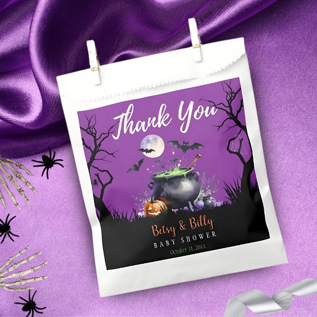 Baby Is Brewing Halloween Baby Shower Favour Bag (Creator Uploaded)