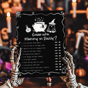 Baby is Brewing Halloween Guess Who Mommy or Daddy